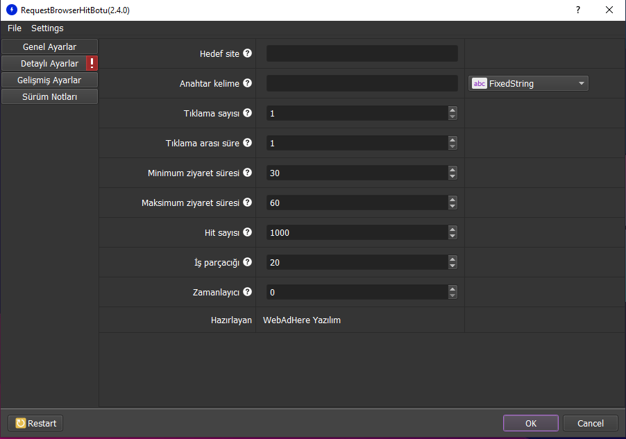 Request Browser Hit Botu